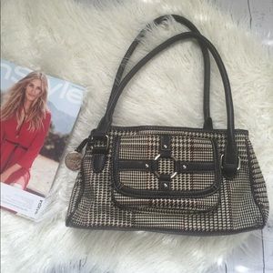 Stripe satchel